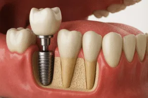 Dental implant procedure at Crossroads Dental Clinic Dubai, Sheikh Zayed Road and Deira branches – advanced tooth replacement, dental implant surgery, affordable implants in Dubai UAE.
