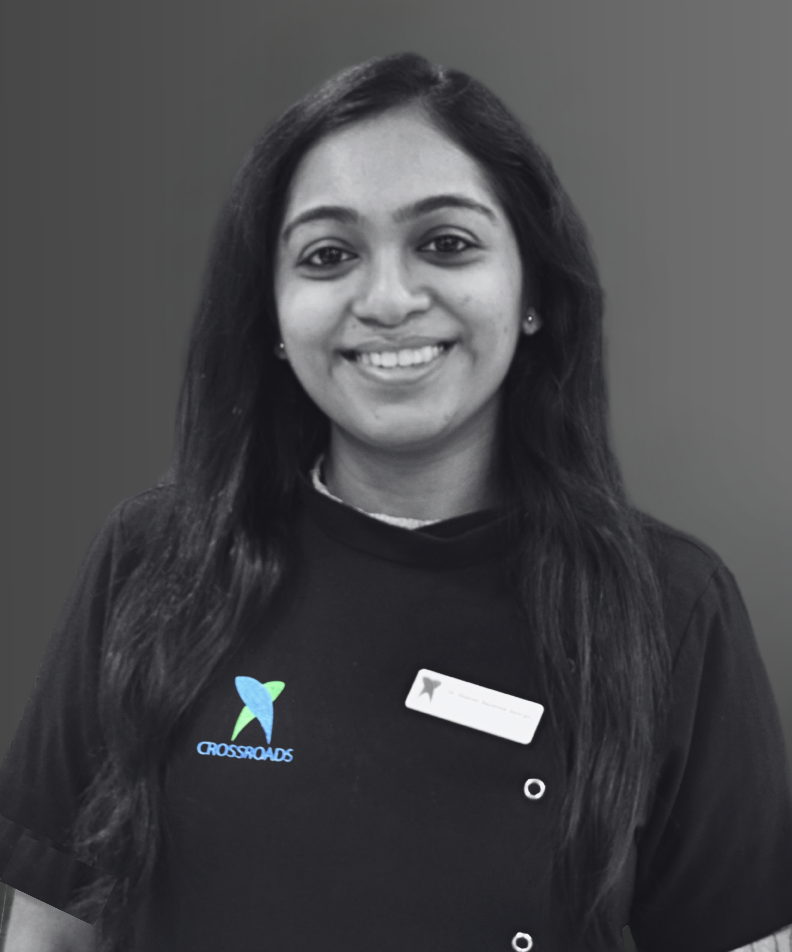 Dr. Sharon Suzanne George, Specialist Orthodontist in Dubai with 6 years experience, expert in braces, Invisalign, and orthodontic treatments
