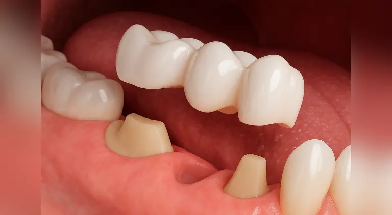 Dental crown and bridges treatment at Crossroads Dental Clinic Dubai, expert restorative dentistry on Sheikh Zayed Road and Deira for lasting tooth replacement and smile restoration.