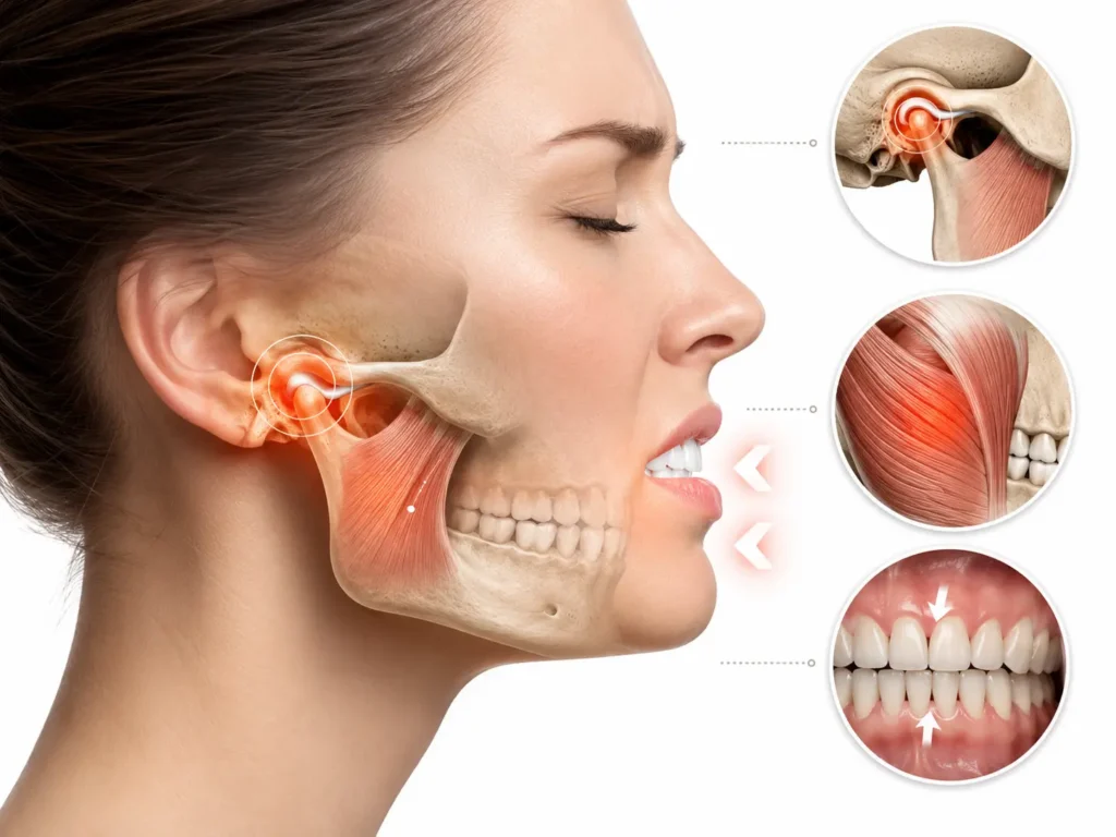 Jaw pain and clicking linked to stress and oral health problems